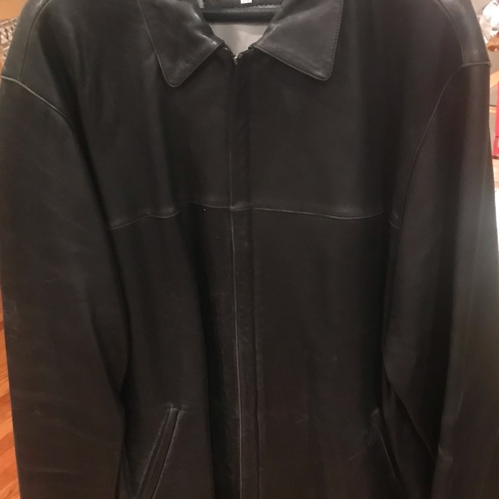 Men Black Bomber Jacket
